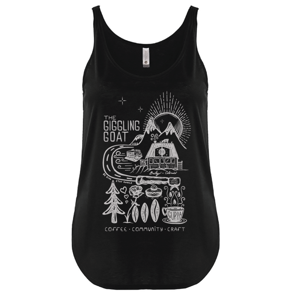 Giggling Goat coffee tank