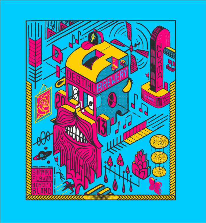 Destihl Brewery ISO deadhead tee