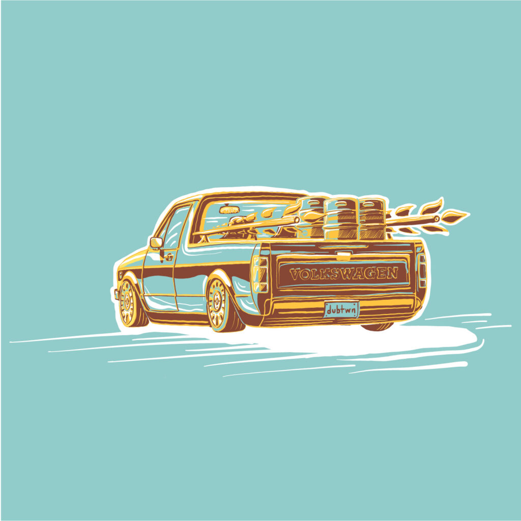 Dubtowm Brewing Co Rabbit truck tee