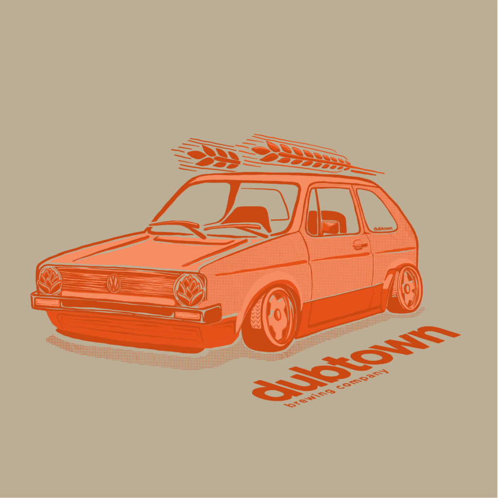 Dubtown Brewing Co rabbit tee