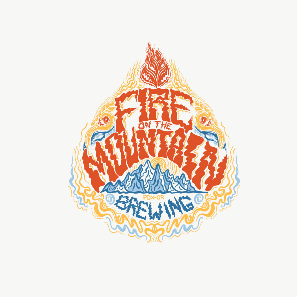 Fire on the Mountain Brewing fire tee