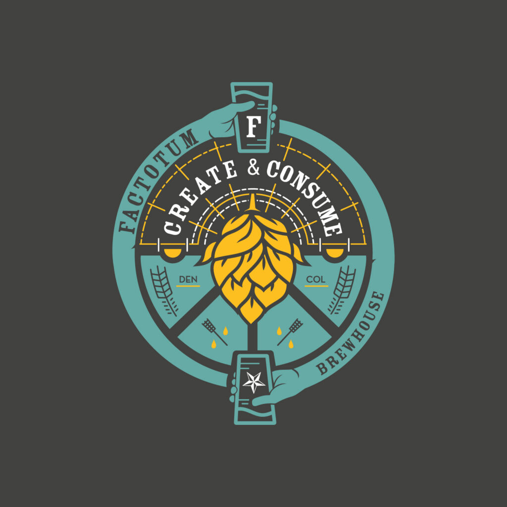 Factotum Brewhouse two hands tee