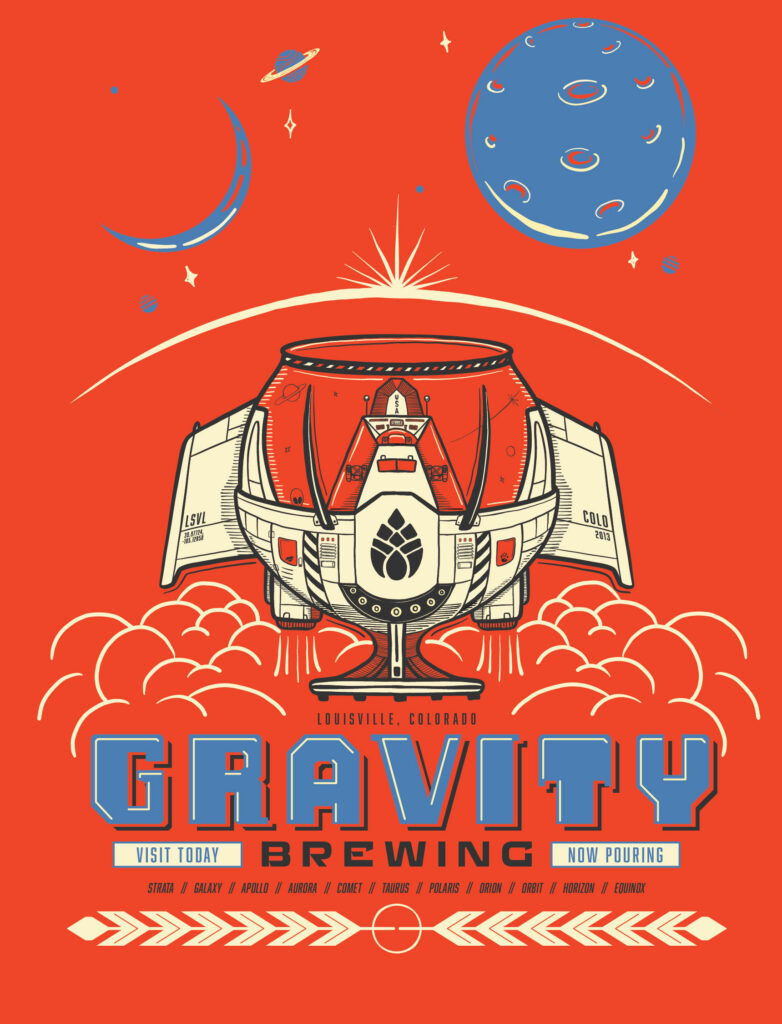 Gravity Brewing TulipShip tee