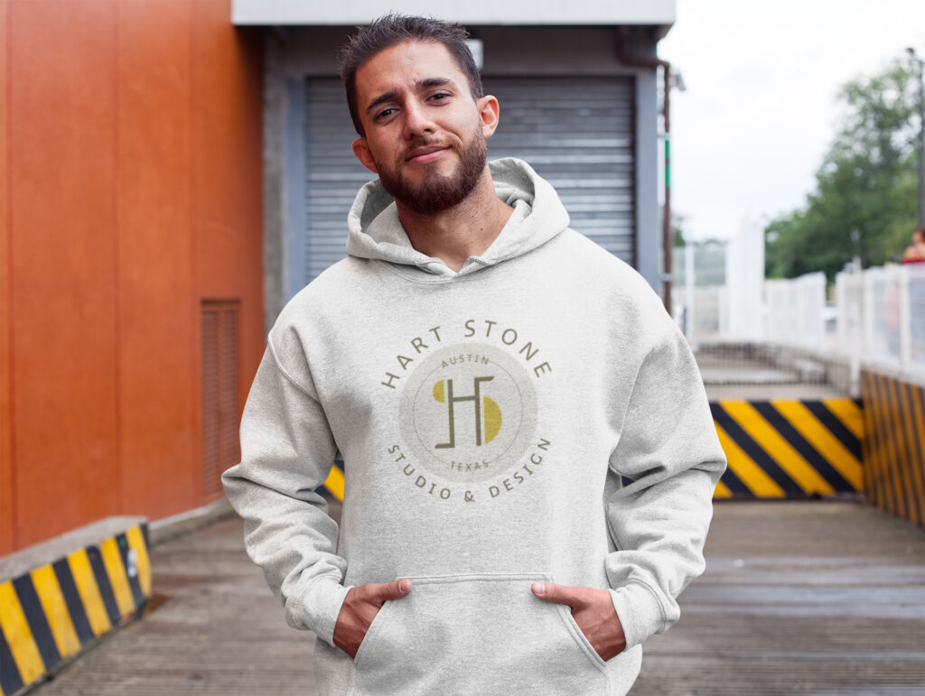 - MTN CREATIVE DESIGN CO. Hart Stone Studio & Design - HS badge hoody