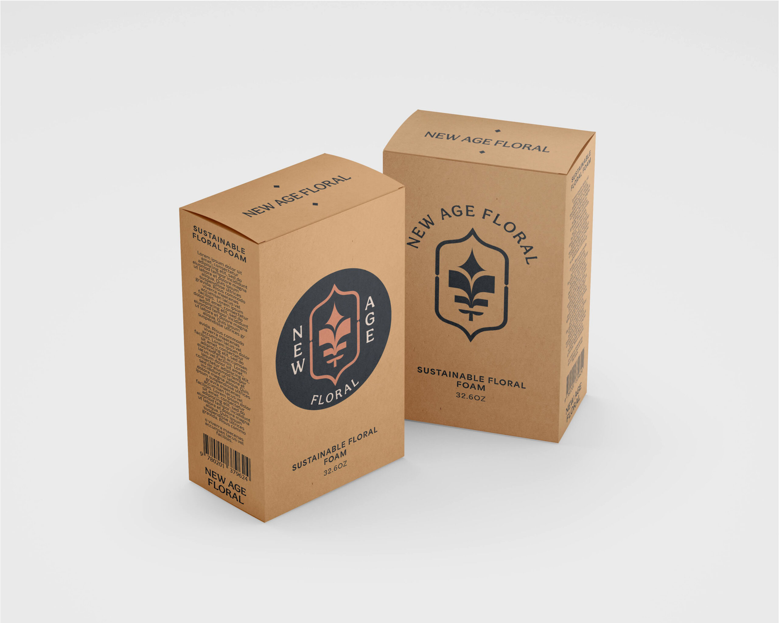 New Age Floral packaging