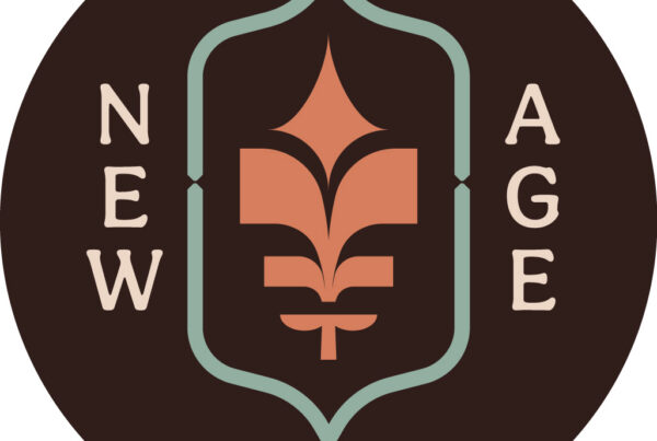 New Age Floral circle logo