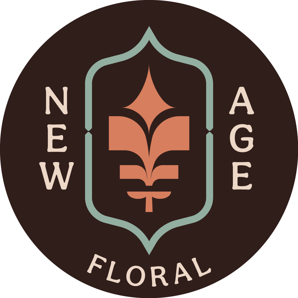 New Age Floral circle logo