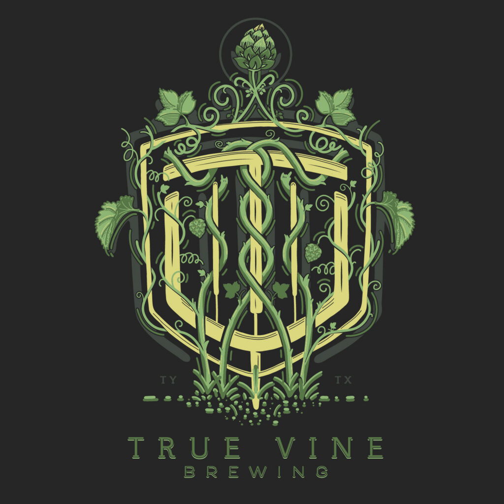 TrueVine Brewing - bines tee