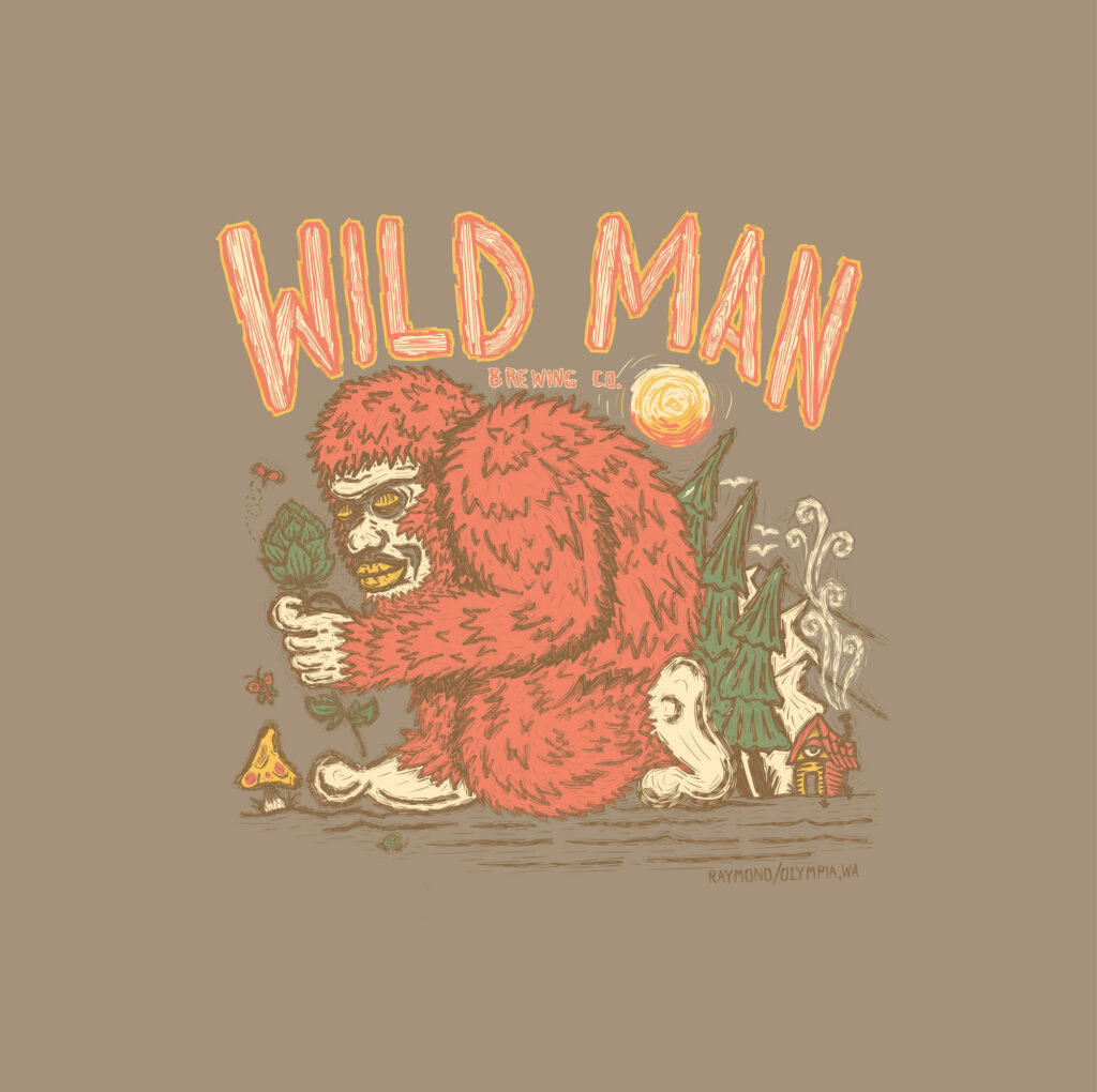 Wildman Brewing Co. - scruffy tee