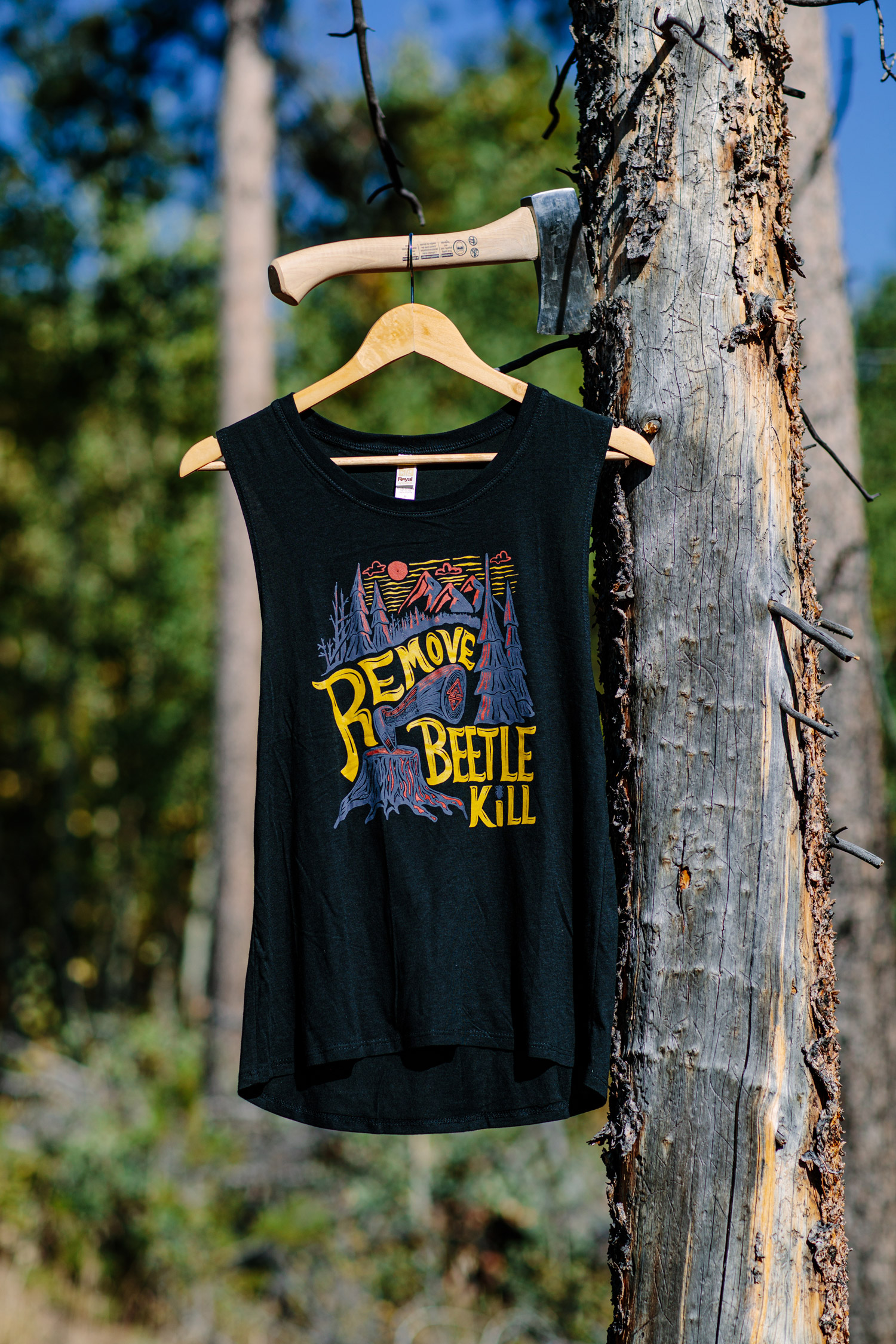 Isoterics remove beetle kill tee