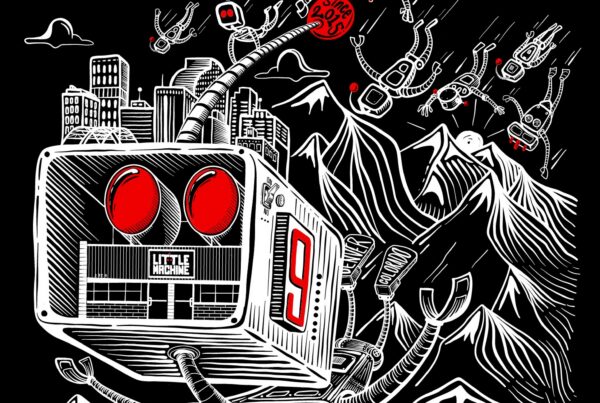 Little Machine 9 year anniversary tee