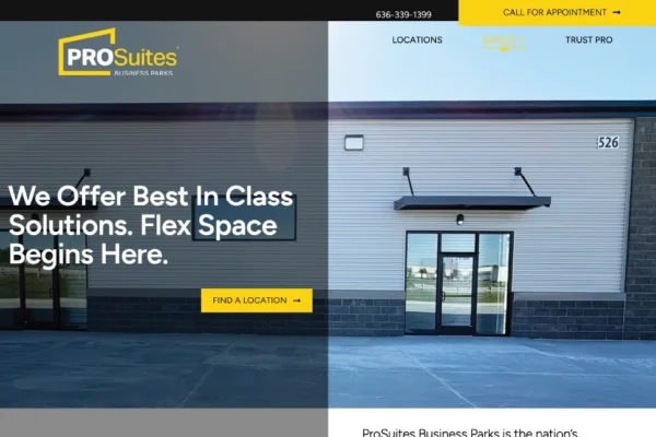 PROSuites® Business Parks homepage