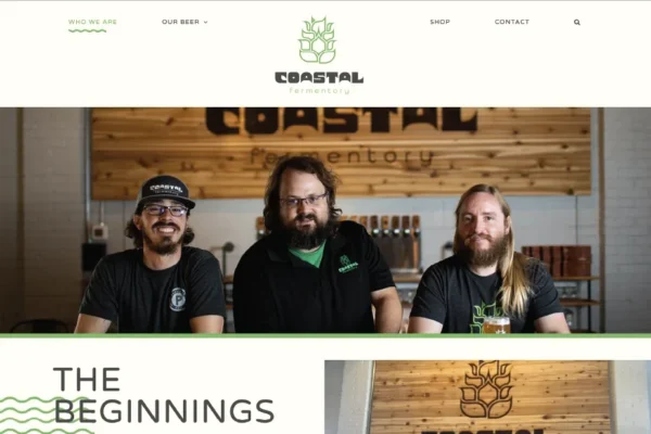 Coastal Fermentory homepage